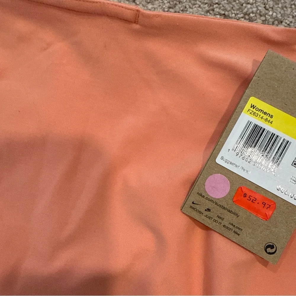 Women’s Nike Golf Skort Orange Salmon fz6314-844 - Picture 5 of 7